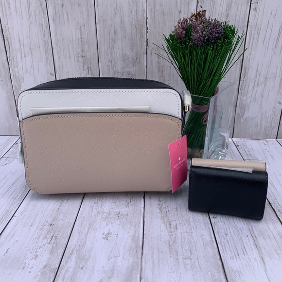 NWT KATE SPADE LAURYN CROSSBODY AND MINI WALLET - Picture 3 of 9